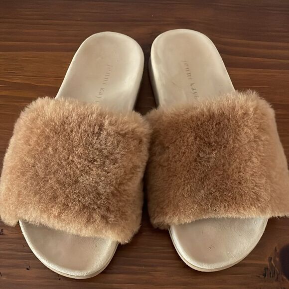 Jenni Kayne Shearling Slide Sandal - Picture 4 of 8